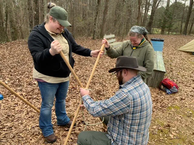 People participating in IOLS training